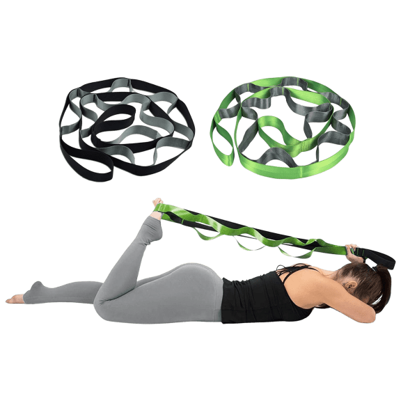 Extreme Fit Multi-Loop Non-Elastic Stretch Bands for Exercise
