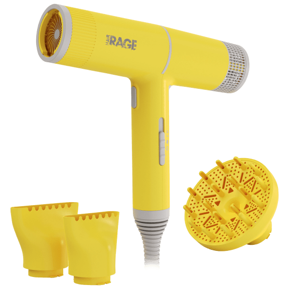 Hair Rage ChicAir Hair Dryer with Ionic Technology and 3 Nozzles