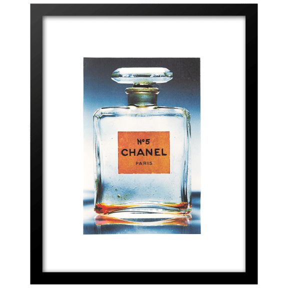 Fairchild Paris Fashion Bottle The Day Begins in French - 14x18 Framed Print - 14 x 18