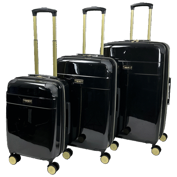 Jenni Chan 3 Piece Hardside Luggage Set