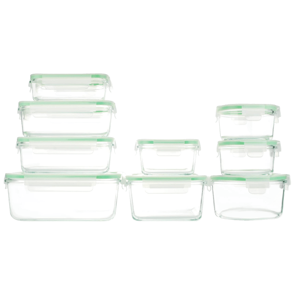 SideDeal: Ailtech 18 Piece Borosilicate Glass Food Storage with