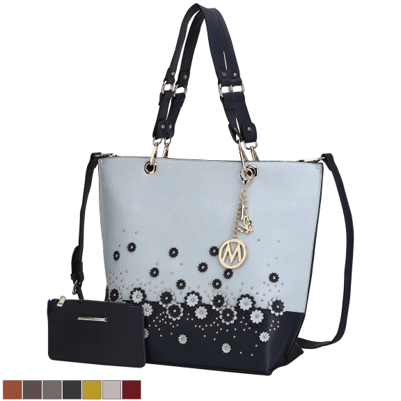 MKF Collection Samara Shoulder Bag with Coin Pouch 2 pcs by Mia K. 
