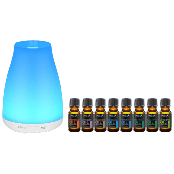 Aesthetics Naturals Ultrasonic Aroma Peak Diffuser and Humidifier