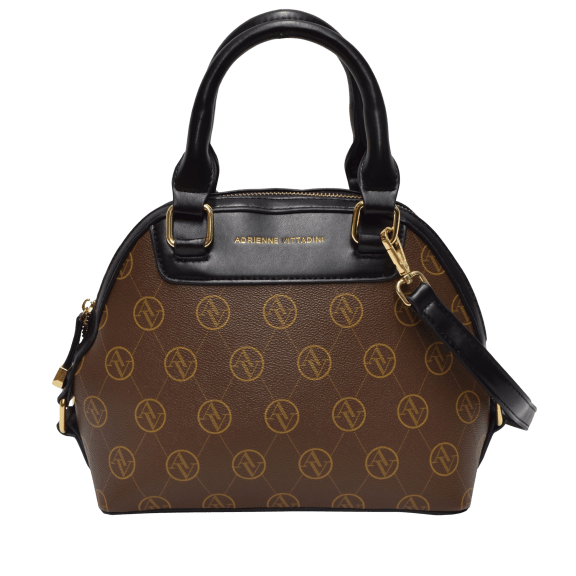Adrienne Vittadini Signature Collection Double Handle Satchel Crossbody Bag