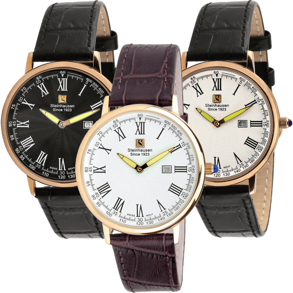 Steinhausen men's delemont swiss online quartz watch