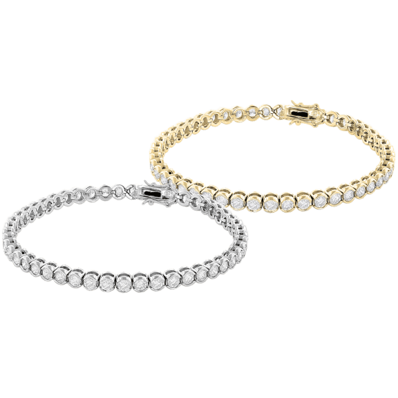 MorningSave Cate Chloe Olivia 18K Tennis Bracelet