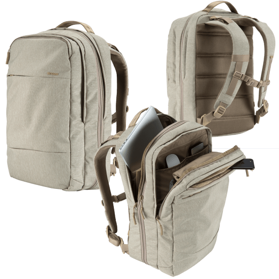 Incase city backpack outlet heather khaki