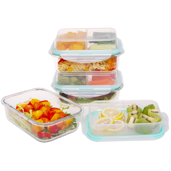 Fit & Fresh Jaxx FitPak Meal Prep Bag and Container Set with 6 Leakproof  Portion Control Containers, Ice Pack and 28-ounce Jaxx Shaker Cup, Pink 