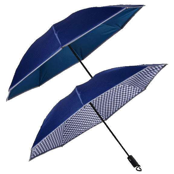 2-Pack Revers-A-Brella Portable EZ Close Umbrellas