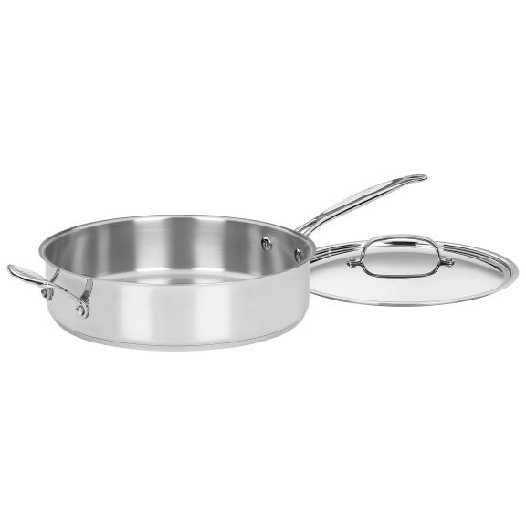 Cuisinart Chef's Classic 5.5-Quart Saute' Pan with Helper Handle