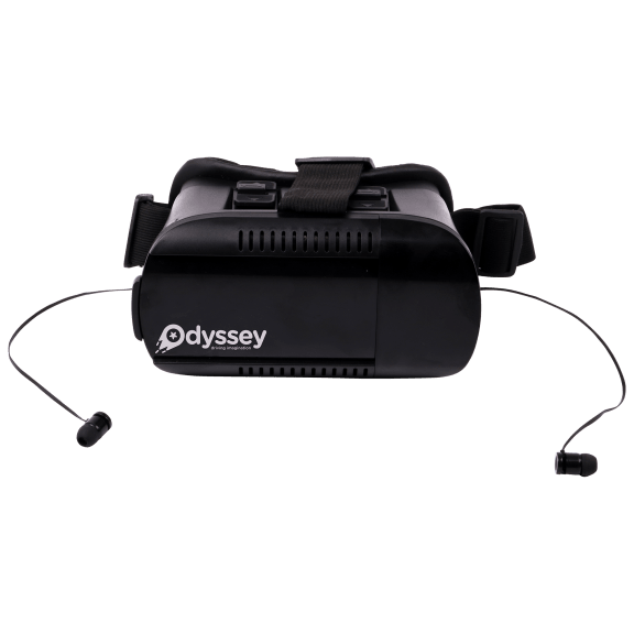 Odyssey Tech 3D Pro Elite VR Bluetooth Headset with Retractable Earbuds