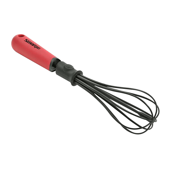 Silicone Flat Whisk LE CREUSET Revolution Red & Black Kitchen Tool NWT
