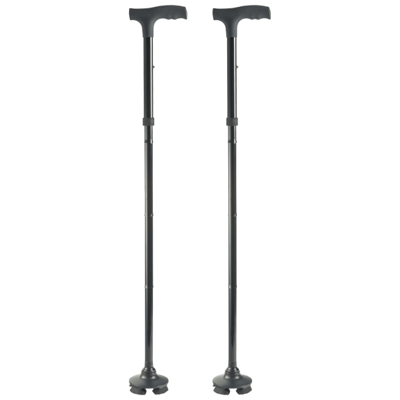 2-Pack: Safety Cane Foldable Support Canes