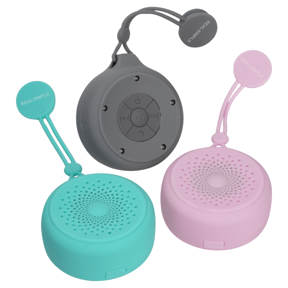 Real Simple IPX4 Splash Proof Bluetooth Shower Speaker