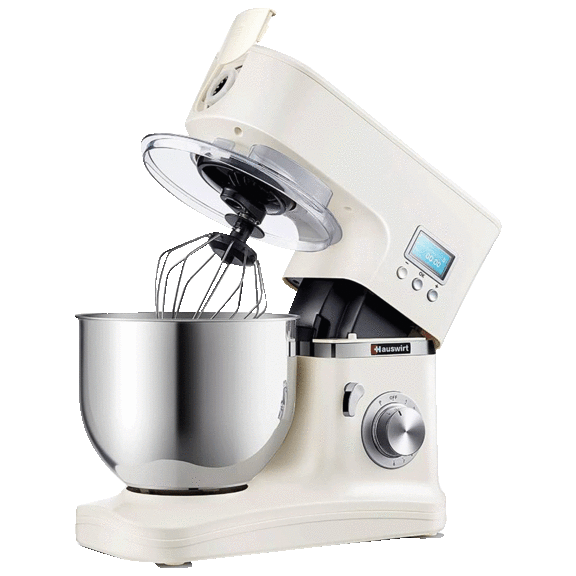 Hauswirt 1000W 5.3-Quart Stand Mixer with LCD Screen