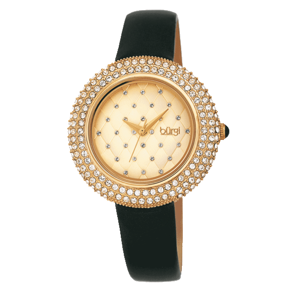 Burgi swarovski swirl watch top
