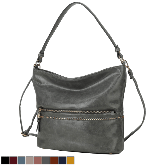 MKF Collection Cassia Vegan Leather Women's Satchel Handbag by Mia