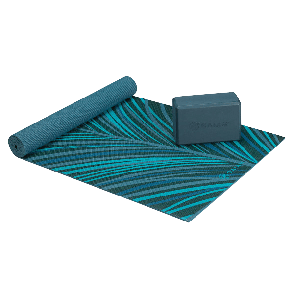 Performance Longer/Wider Dry-Grip Yoga Mat (5mm) - Gaiam