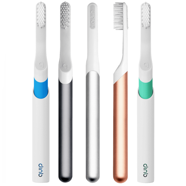 quip toothbrush slate metal