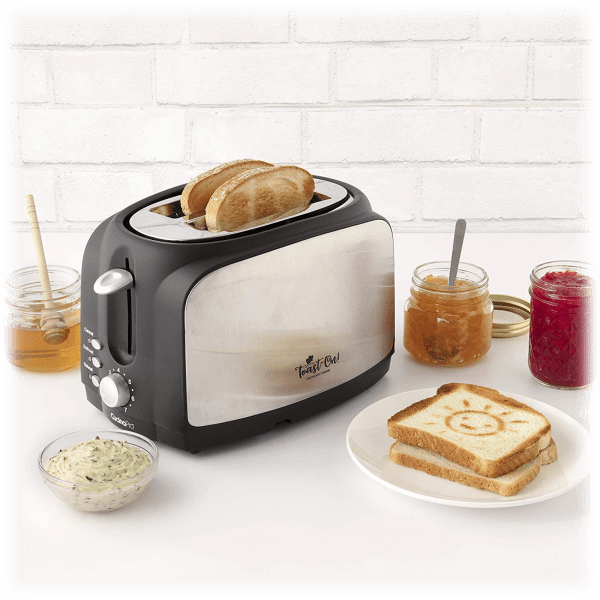 Meh Toast On! ExtraWide 2Slot Impression Toaster