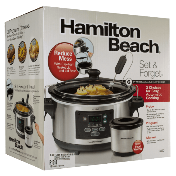 Meh Programmable Slow Cooker With Temperature Probe & Warmer (Refurbished)