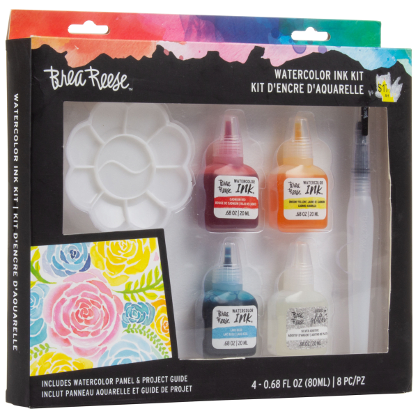 Brea Reese 21Piece Watercolor Ink Art Kit