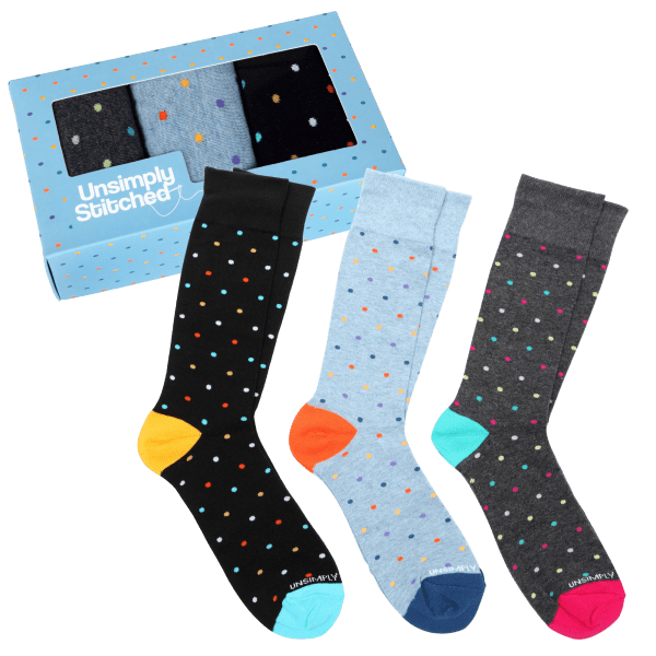 Meh: 3-Pack: Unsimply Stitched Socks in Gift Boxes