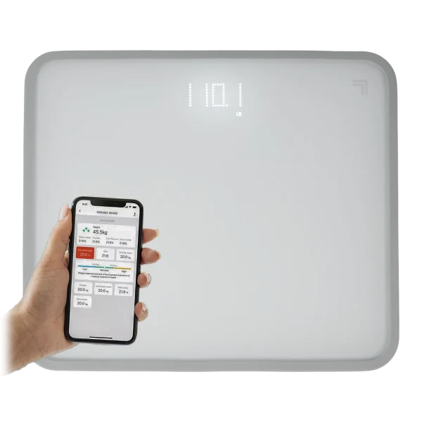 Sharper Image Digital Body Scale with LED & Bluetooth