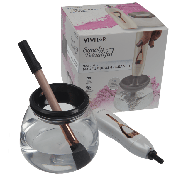 Meh Vivitar Magic Spin Electric Makeup Brush Cleaner