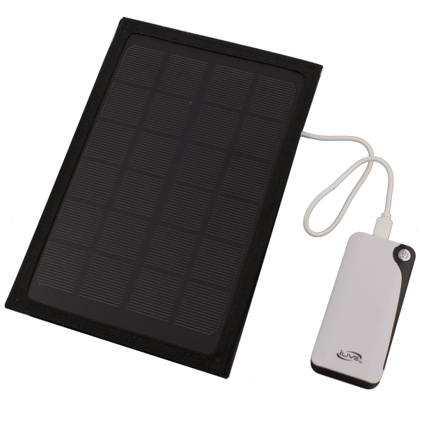 Meh iLive Solar Backpack with 4000mAh Power Bank