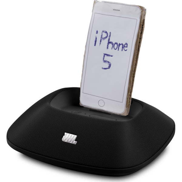 iPhone Charger & Sound Embiggener Stand