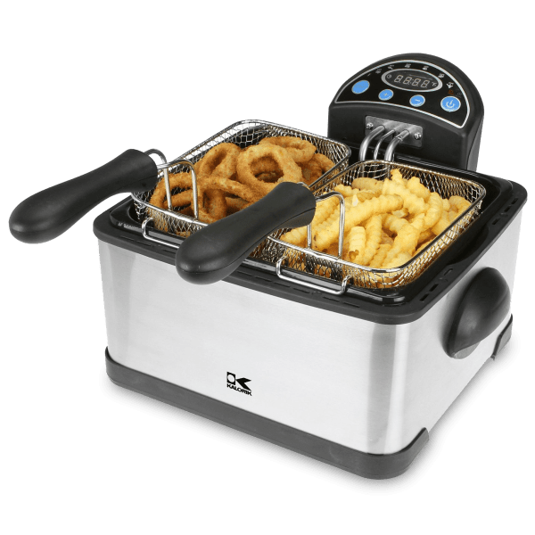 Meh Kalorik 4Quart Professional Style Triple Basket Deep Fryer