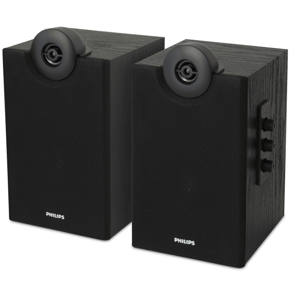 Philips Bookshelf Speakers with Bluetooth