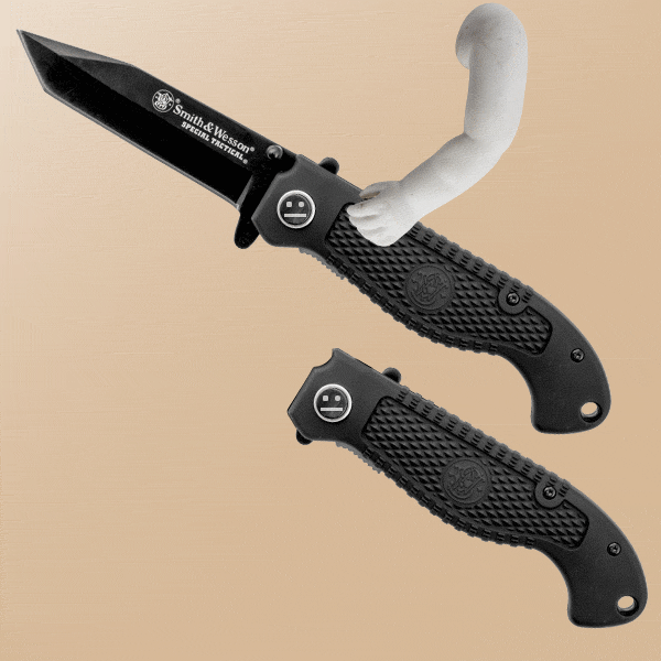 2forTuesday Smith & Wesson Black Tanto Tactical Knives