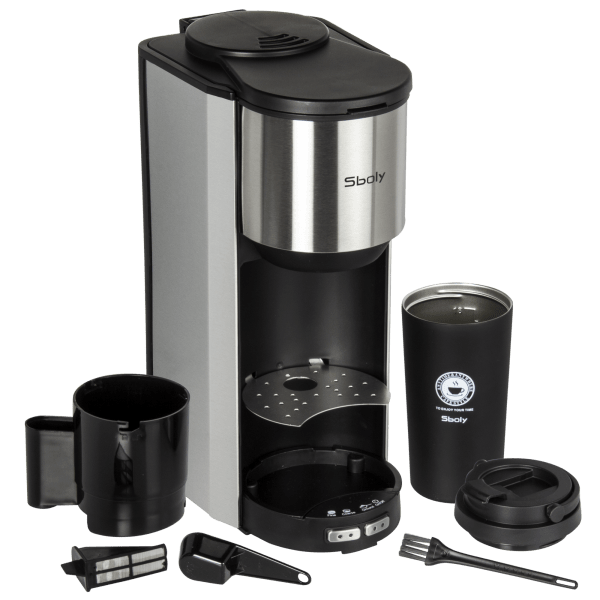 Meh Sboly 3000 2in1 Grind and Brew Automatic Single Serve Coffee