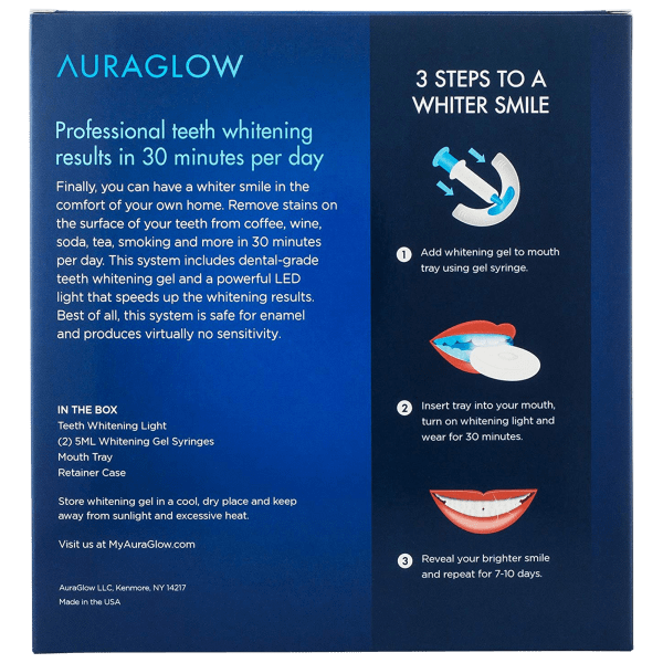 Meh AuraGlow Teeth Whitening Kit & Whitening Pen