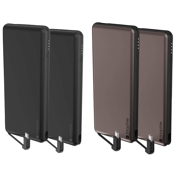 Meh 2Pack Mophie Powerstation Plus 18W PD 6000mah Charger with USBC Cable