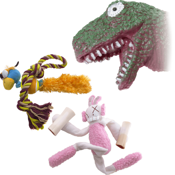 Meh Dog Toy Bundle (Set of 4)