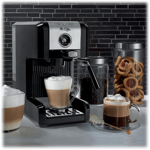 Meh Mr. Coffee® Easy Espresso and Cappuccino Machine with Milk Frother