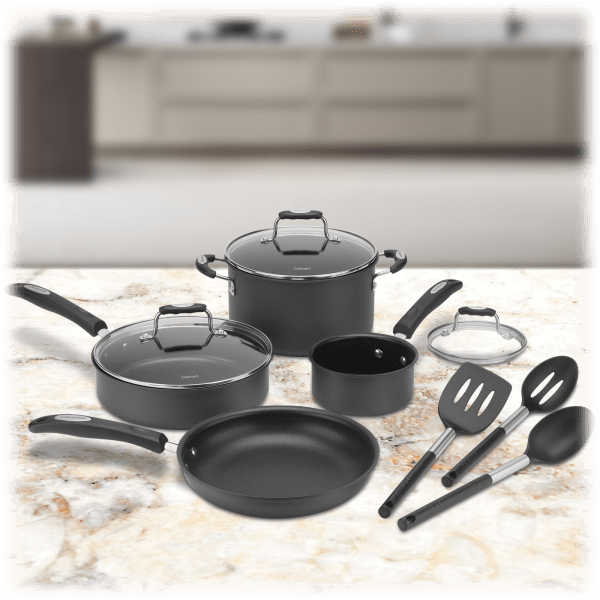 Cuisinart 10 Piece Aluminum Cookware Set