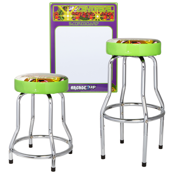 Meh 2Pack Arcade1up Arcade Stools (Centipede w/ Scoreboard, or Pacman)