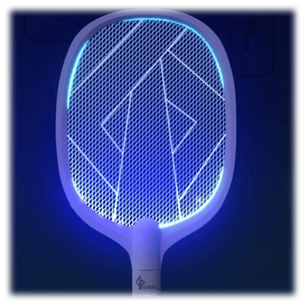 Meh 2Pack Gloue 3000 Volt Rechargeable Electric Fly Swatters with Stands