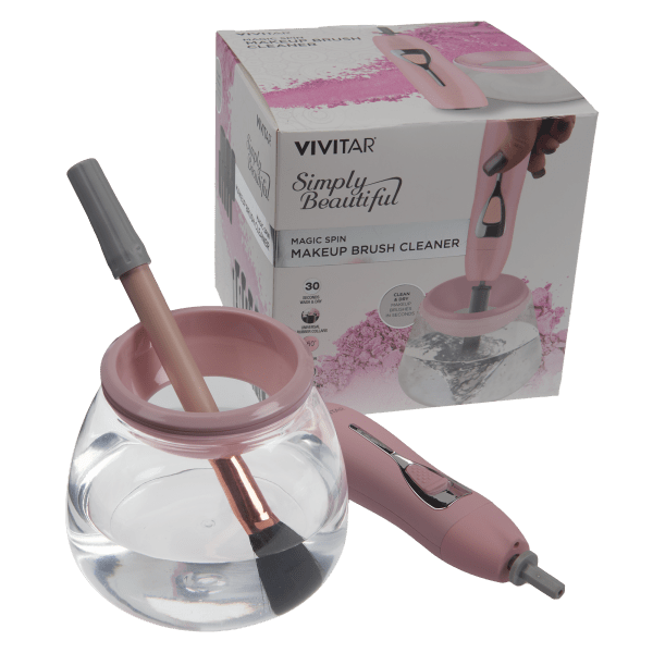 Meh Vivitar Magic Spin Electric Makeup Brush Cleaner