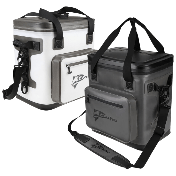 Coho Outdoors Portable 24 Can Soft Sided Cooler and Lunch Box