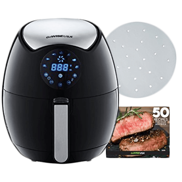 Meh GoWise 3.7qt Touch Screen Digital Air Fryer with 100 sheets of