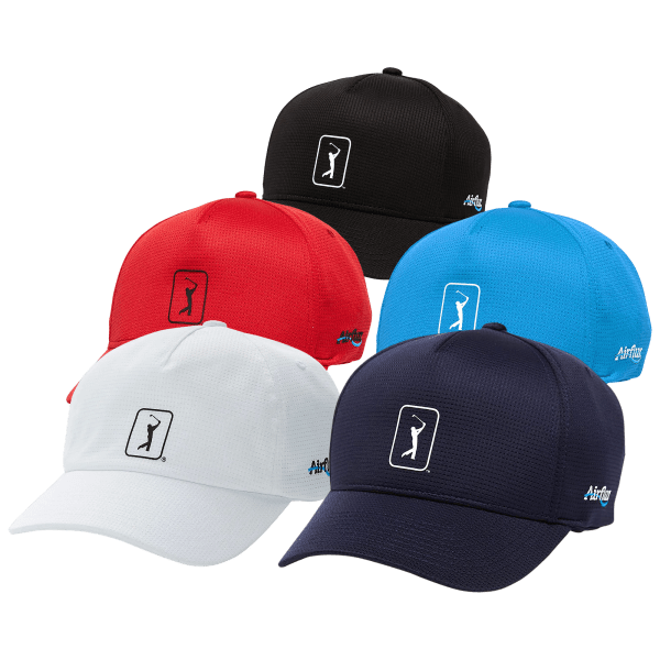 5-Pack PGA Tour Airflux Mesh Men's Caps (5 Colors)
