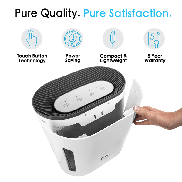 Meh PureZone 3in1 True HEPA Air Purifier with UVC Light