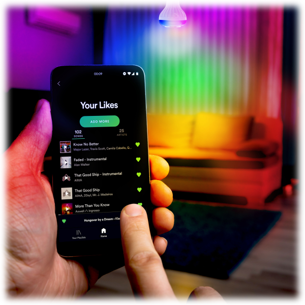 Meh 2Pack SimplyTech Lumisound Color Changing LED Bulb Speakers