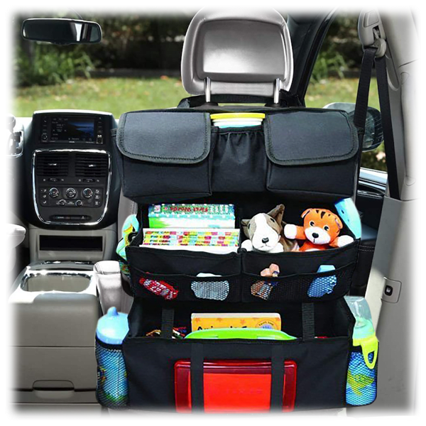 Meh Multitech Deluxe Vehicle Back Seat Organizer