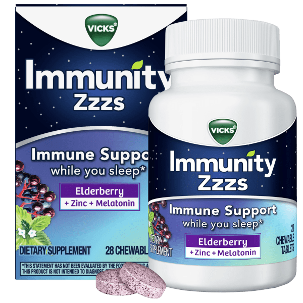 12-Pack Vicks 28-Pill Immunity Zzzs Immunity Support with Melatonin
